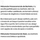 Monocomando Para Lavatório De Mesa Bica Baixa - Celite - B501