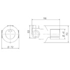 Monocomando para Parede de Banheiro Cromado Pressmatic Docol