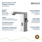 Monocomando Smart Sensor Cromado