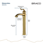 Monocomando St Antonie Dourado
