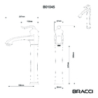 Monocomando St Antonie Dourado Escovado