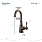 Monocomando St Claire Bronze Escovado