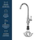 Monocomando St Claire Cromado