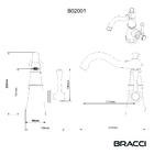 Monocomando St Claire Preto