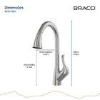 Monocomando St Louise Aço Escovado