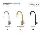 Monocomando St Louise Basic Dourado Escovado