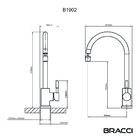 Monocomando St Louise Basic Preto