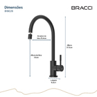 Monocomando St Louise Basic Preto