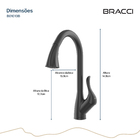 Monocomando St Louise Preto