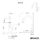 Monocomando St Louise Preto