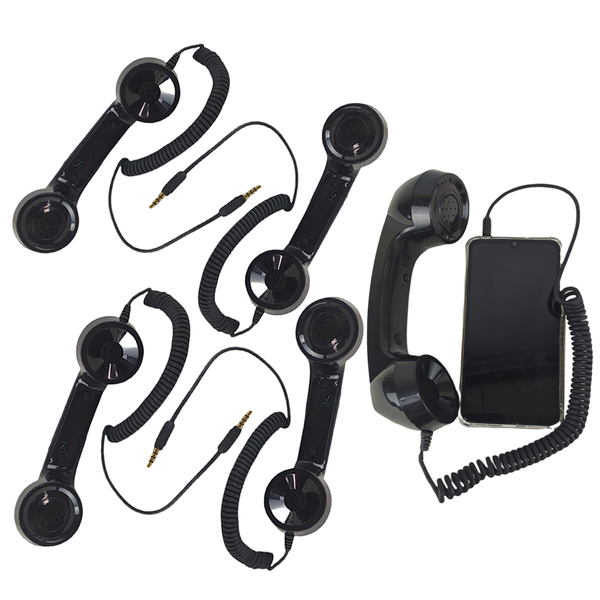 Monofone Microfone Pop Phone Kit 5 Und Telefone Chamadas Ligaçoes