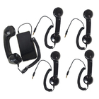 Monofone Microfone Retro P2 Kit 5 Und Ligaçao Chamadas Audio