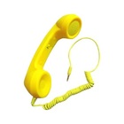 Monofone Pop Phone Microfone Audio Kit 5 Uni Amarelo Telefone