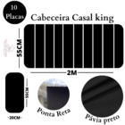 Monte A Sua Cabeceira Em Módulos Individuais Estofados 20x54