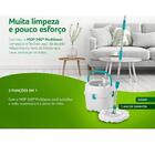 Mop 360° Balde 3 Em 1 Multilaser 15 Litros