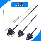 Mop Esfregao Giratorio Triangular Telescopio Espreme Agua Esf