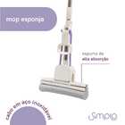 Mop Esponja De Alta Absorcao Branco Simplo