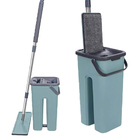 Mop Flat Cabo Inox Com Balde Lava E Saca Esfregão Multiuso Li