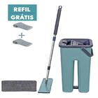 Mop Flat Cabo Inox Com Balde Lava E Saca Esfregão Multiuso Li