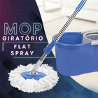 Mop Giratório 360º C/ Balde Centrífuga Limpeza Pró 13l