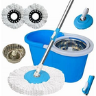 MOP GIRATÓRIO CESTO INOX ESFREGÃO 1.4M COM 2 REFILS 12 LTS. B