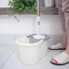 Mop Giratório Com Esfregão Microfibra Balde 8l - Simplo