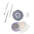 Mop Giratório Com Esfregão Microfibra Balde 8l - Simplo