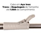 Mop Giratório Esfregão De Limpeza Com Balde 9l Cinza - Lyor