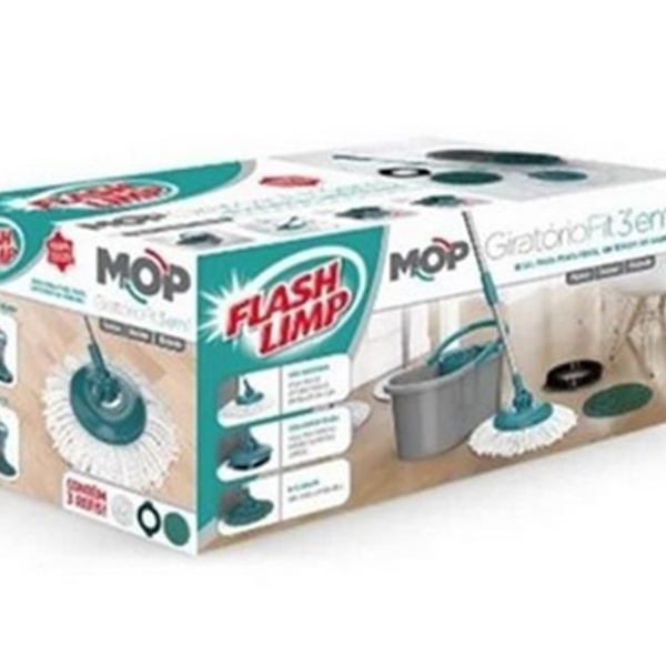Mop Giratorio Fit 3 Em 1 Flashlimp