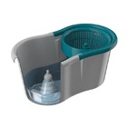 Mop Giratório Fit - Flash Limp - Cinza / Verde