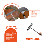 Mop Limpa Vidros 2 Em 1 Com Cabo Extensível Limpeza - Mozcada