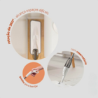 Mop Mozcada Spray Slim Com Gatilho E Esfregão De Microfibras