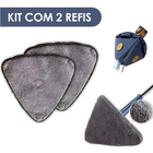 Mop Multiuso Giratório 360 Triangular Com 2 Refis Removíveis