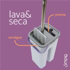 Mop Slim Lava E Seca Com Balde 5,7l E Esfregao - Simplo Branco