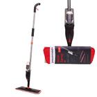 Mop Spray Rodo Mágico Giratório Reservatório Vermelho E Cinza