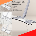 Mop Xmop Com Extrusão Linha Clean Com Escovinha De Limpeza