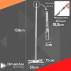 Mop Xmop Com Extrusão Linha Clean Com Escovinha De Limpeza