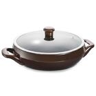 Moquequeira Chocolate 28cm 3.5l Com Tampa Ceraflame