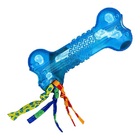 Mordedor Osso Borracha Macio Com Corda Orka Petstages Durável