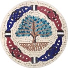 Mosaico Árvore Da Vida E Do Conhecimento Celta I Cerâmica - 9