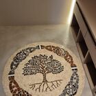 Mosaico Árvore Da Vida E Do Conhecimento Celta Ii - 120cm