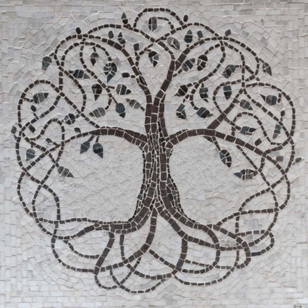 Mosaico Árvore Da Vida Tramada - 120cm