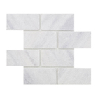 Mosaico Brique Mármore Branco 35x29,5cm Artens