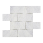 Mosaico Brique Mármore Branco 35x29,5cm Artens