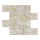 Mosaico Brique Travertino 35x29,5cm Artens