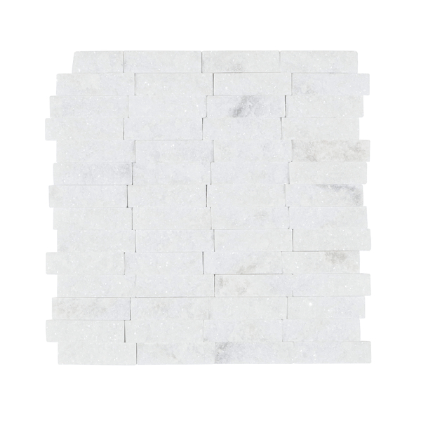 Mosaico Canjiquinha Branca 2x7x0,8cm Forte Dei Marmi