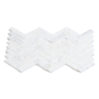 Mosaico Chevron Branco 28x28cm Forte Dei Marmi