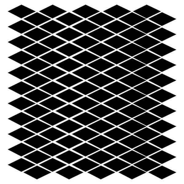 Mosaico De Metal Chrysler Black 4,5x2 Placa 28x29cm - 1315003