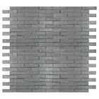 Mosaico De Vidro Touch Glass Silver 9,5x2 Placa 30x30cm - 131
