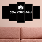 Mosaico Em 5 Peças Personalizado